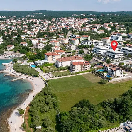 Beach Front Apartment In Malinska
